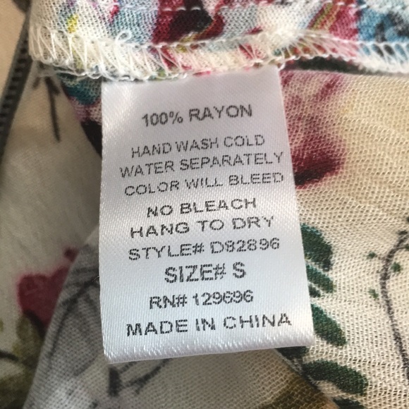 Plums and teal colors high low dress - Picture 6 of 7